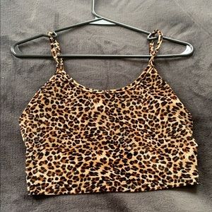 Leopard Crop Top